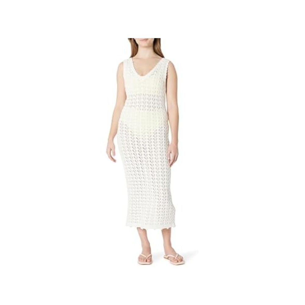 Amazon Essentials Women Regular-fit Crochet Cover-up Dress XL
